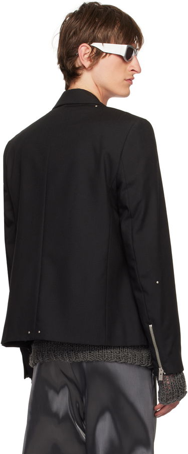 Bomber bunda HELIOT EMIL Men's Lucent Blazer Čierna | HE_M_04_027_BLK01, 2