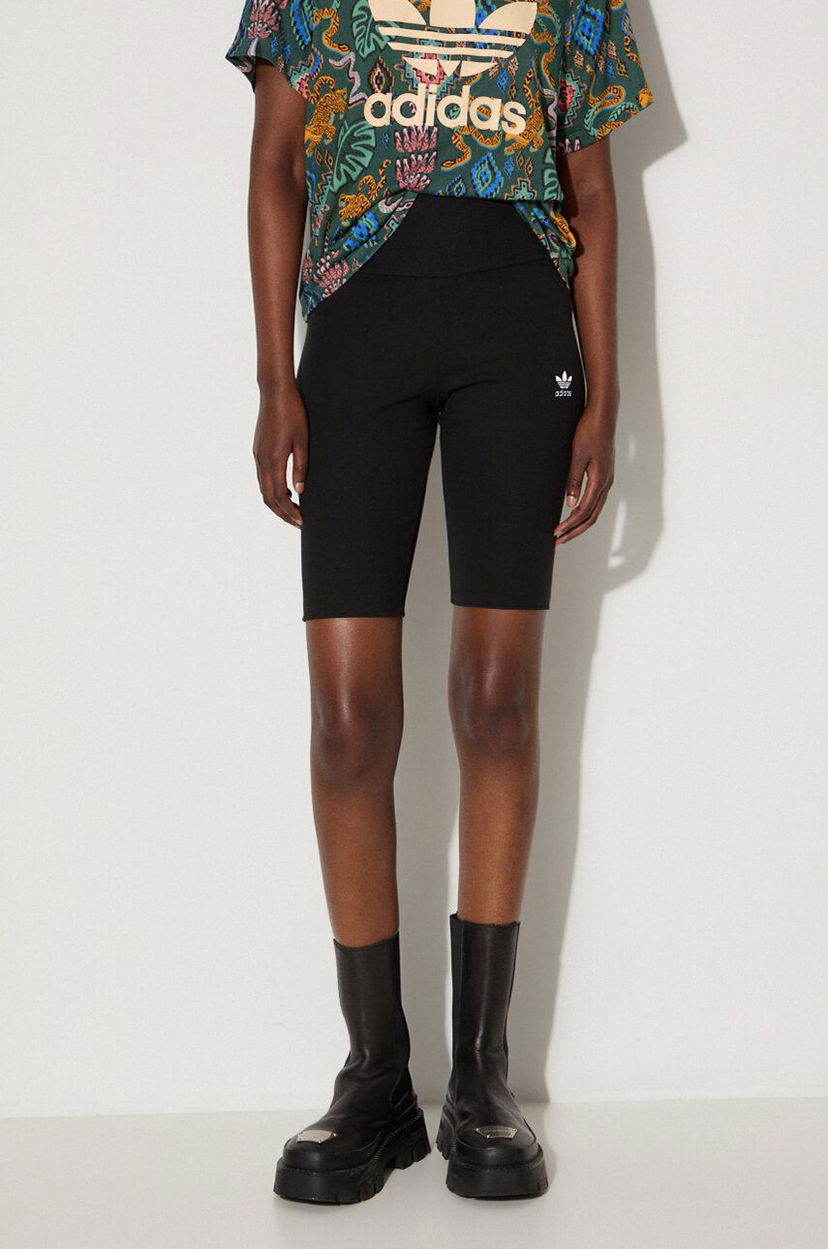 Legíny adidas Originals High Waist Biker Shorts Čierna | IW5733