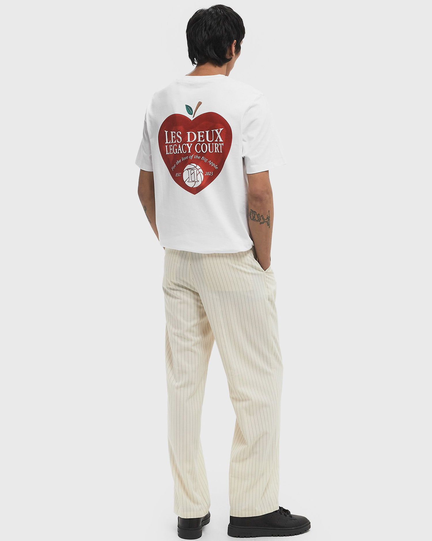 Tričko Les Deux Les Deux Legacy Court T-Shirt Size XXL Biela | LDM101204-201201, 1