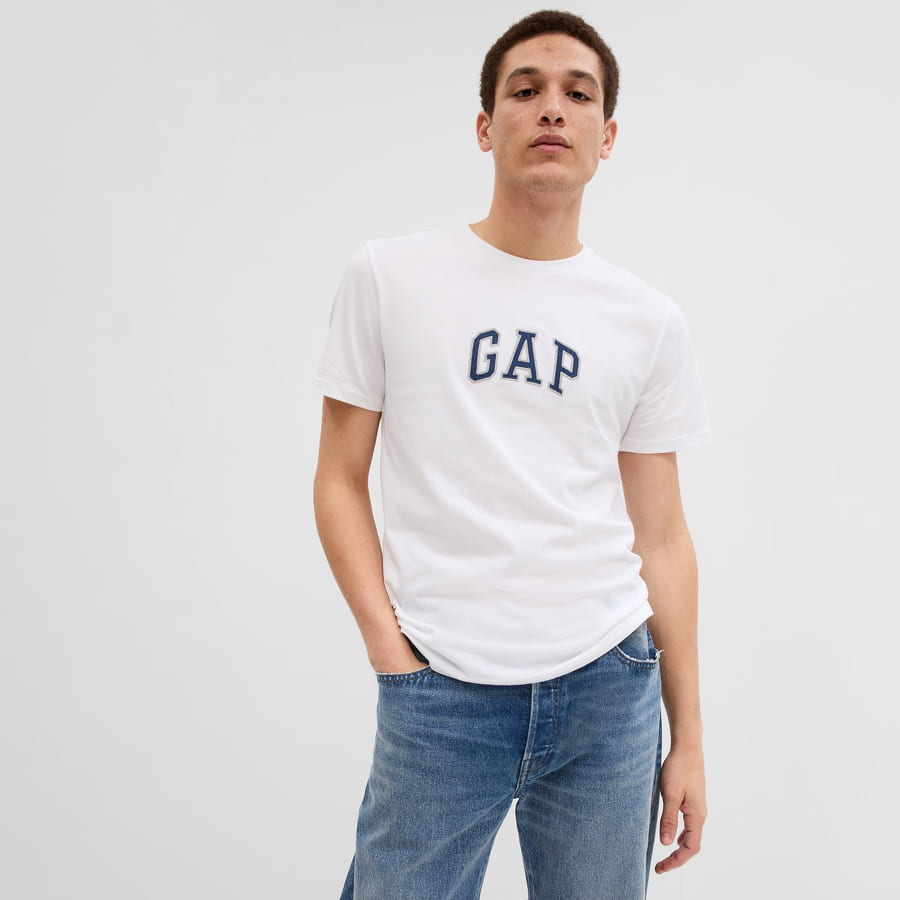 Tričko GAP Intl New Arch Tee Biela | 570044-00, 0