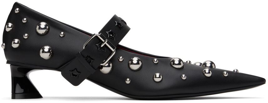 Tenisky a topánky Stella McCartney Elsa Studded Kitten Heels Čierna | 810422KP027, 0