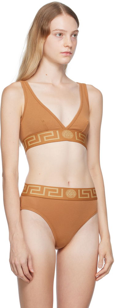 Nohavičky Versace Designer Greca Bra Hnedá | AUD01047_A232741, 1