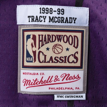 Dres Mitchell & Ness NBA Swingman Jersey Toronto Raptors Tracy McGrady Fialová | SMJYGS18215-TRAPURP98TMC, 1