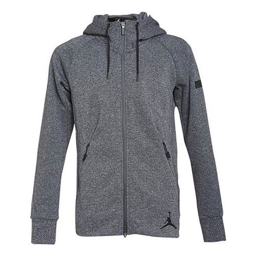 Mikina Jordan Fleece Lined Hooded Jacket Šedá | 809473-010