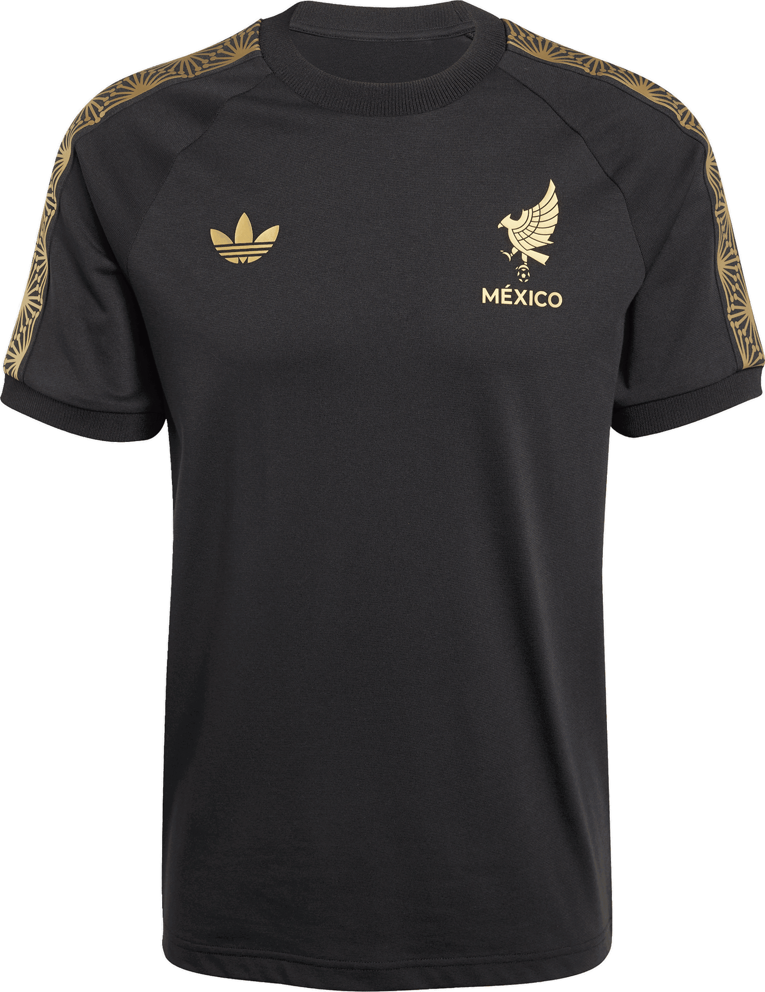 Tričko adidas Originals adidas Originals Mexico 2025 Gold T-Shirt Čierna | je5336, 0