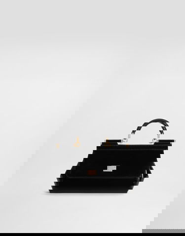 Kabelka Dolce & Gabbana Structured Top Handle Handbag Čierna | BB7116B147180999, 0