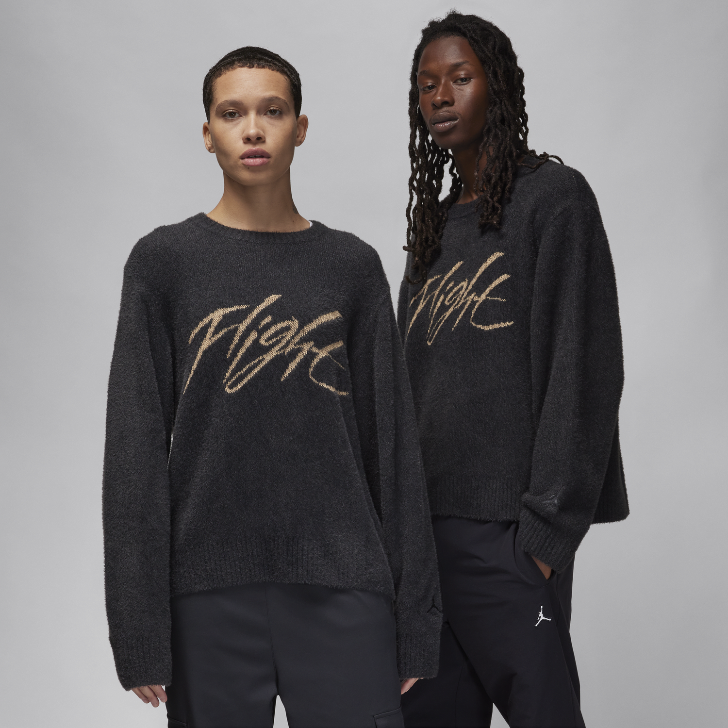 Sveter Jordan Flight Heritage Crop Jumper Čierna | FD7389-045, 0