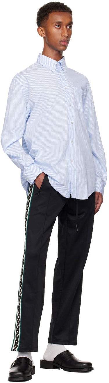 Košeľa Drôle de Monsieur Drôle De Monsieur Striped Shirt Modrá | PERM-SH171-CO151-LBE, 3