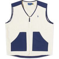 Hi-Pile Fleece Vest "Wintercream/Newport Navy"