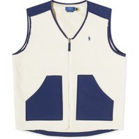 Vesta Polo by Ralph Lauren Hi-Pile Fleece Vest "Wintercream/Newport Navy" Béžová | 710917546001, 1