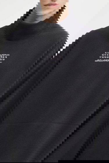 Mikina Maison Margiela MM6 Maison Margiela x Salomon Smooth Fleece Turtleneck Čierna | SH0NH0019.M20140.899, 3