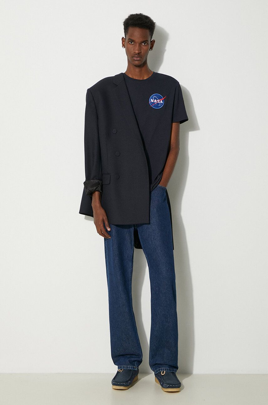Tričko Alpha Industries Space Shuttle Tee Navy | 176507-07, 1