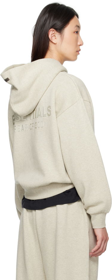 Mikina Fear of God Fear of God ESSENTIALS Classic Fit Hoodie Béžová | 192SP255542FW, 2