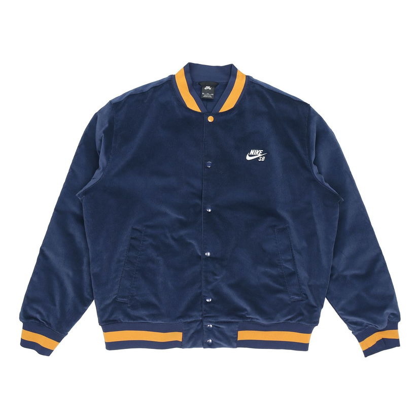 Bomber bunda Nike SB Nike SB Corduroy Jacket Navy | CK5445-410