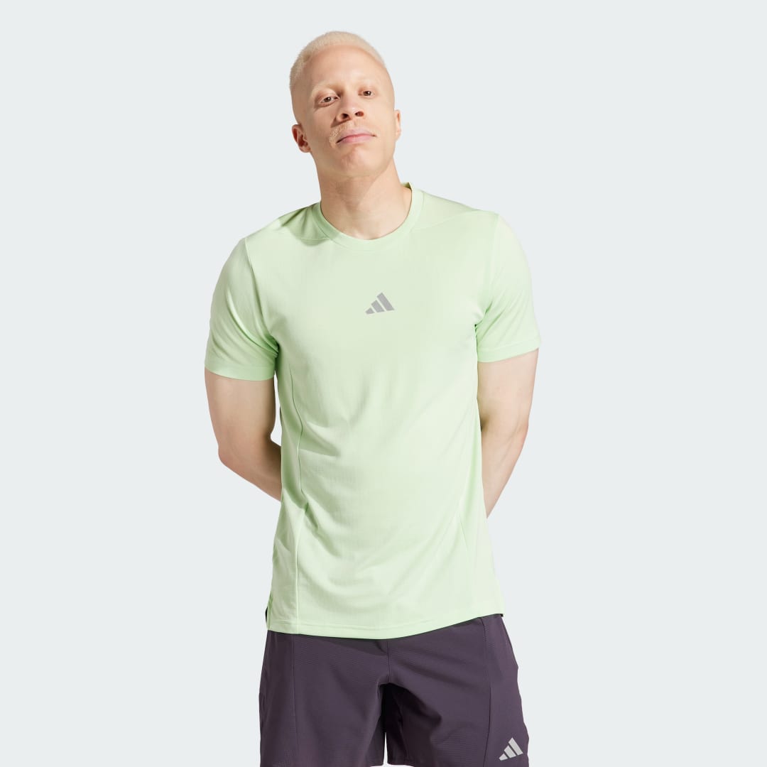 Tričko adidas Performance Designed for Training HIIT Workout HEAT.RDY Tee Zelené | IS3710, 1