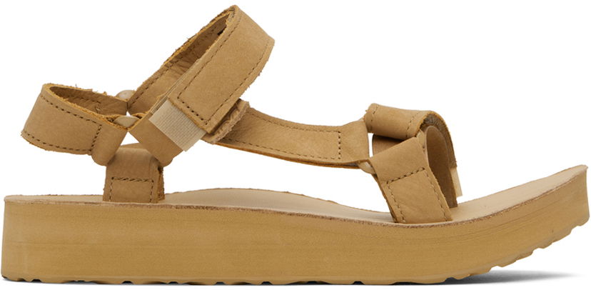 Plavky Teva Midform Universal Leather Sandals Béžová | 1102435-DSND