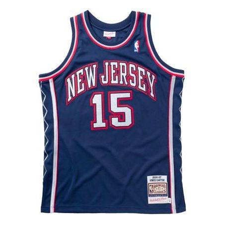 Dres Mitchell & Ness Mitchell & Ness New Jersey Nets Basketball Jersey Modrá | AJY4AC19095-NJNNAVY06VCA, 0