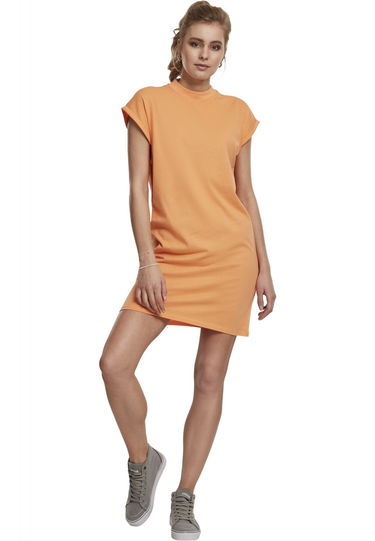 Šaty Urban Classics Turtle Extended Shoulder Dress Oranžová | TB1910-02431, 4