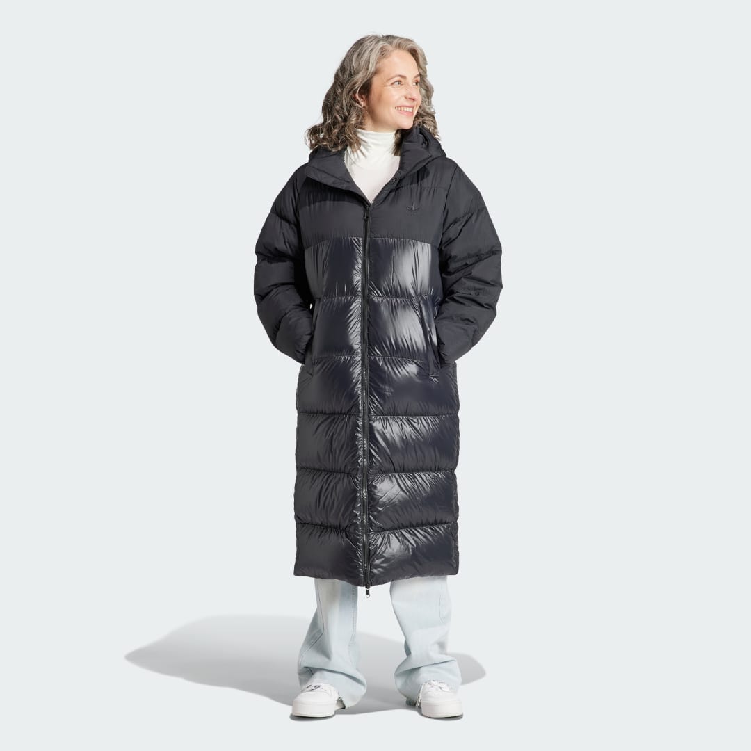 Bunda adidas Originals Regen Long Čierna | II8487, 0