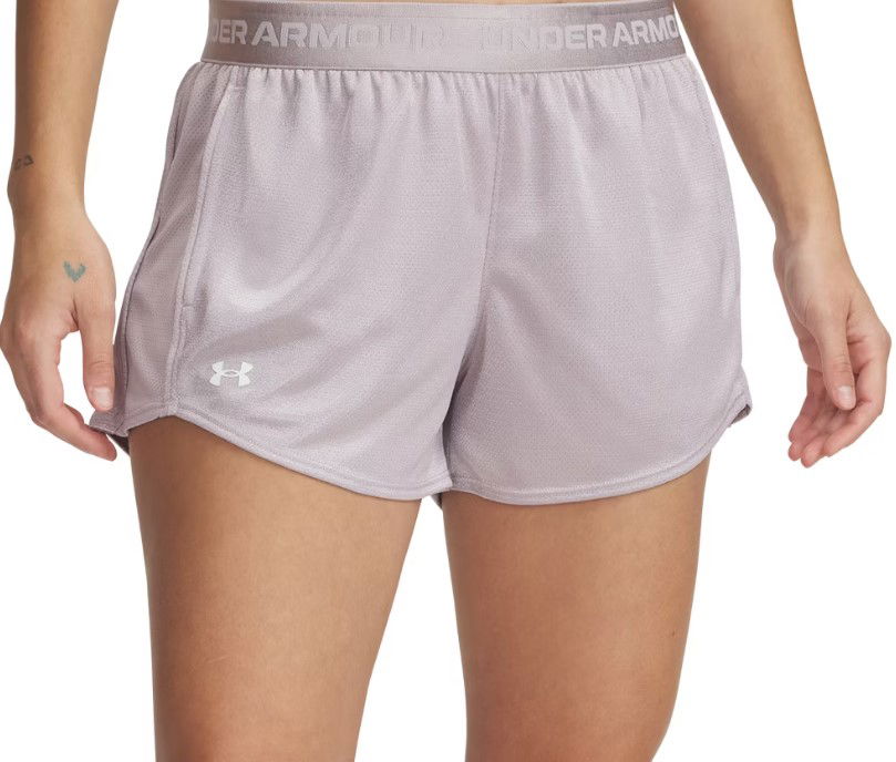 Šortky Under Armour Under Armour Tech Play Up Shine Shorts Fialová | 1389883-009, 0