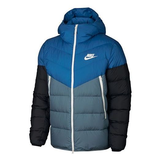 Prešívaná bunda Nike Sportswear Windrunner Down Fill Jacket Modrá | 928834-486