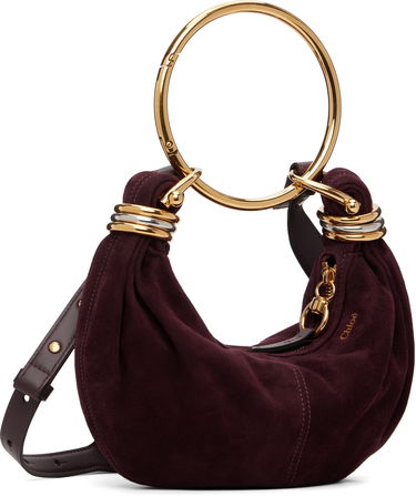 Kabelka CHLOÉ Mini Bracelet Hobo Bag Vínová | CH25US623P57, 1