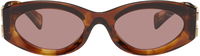Miu Miu Glimpse Oval Sunglasses