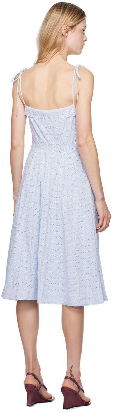 Šaty GUIZIO Guizio Acadia Midi Dress Modrá | P24403W098, 2