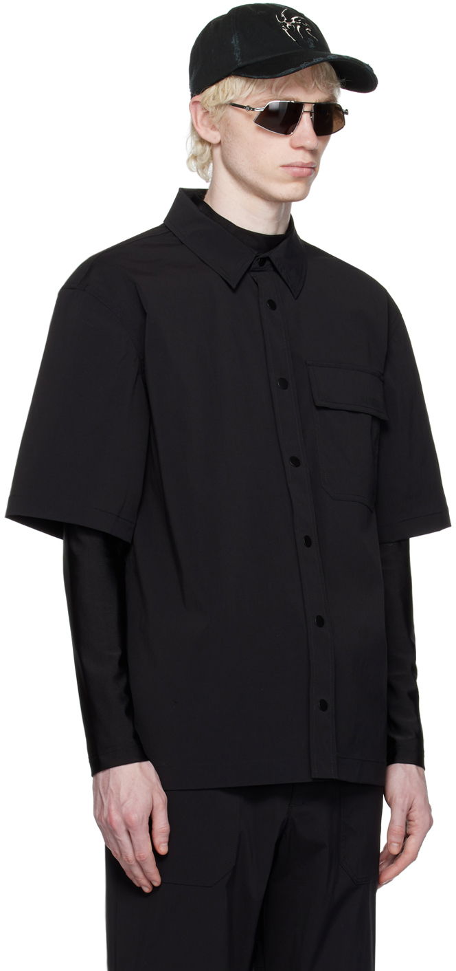 Košeľa Han Kjøbenhavn Han Kjobenhavn Bonded Shirt Čierna | M-132712, 1