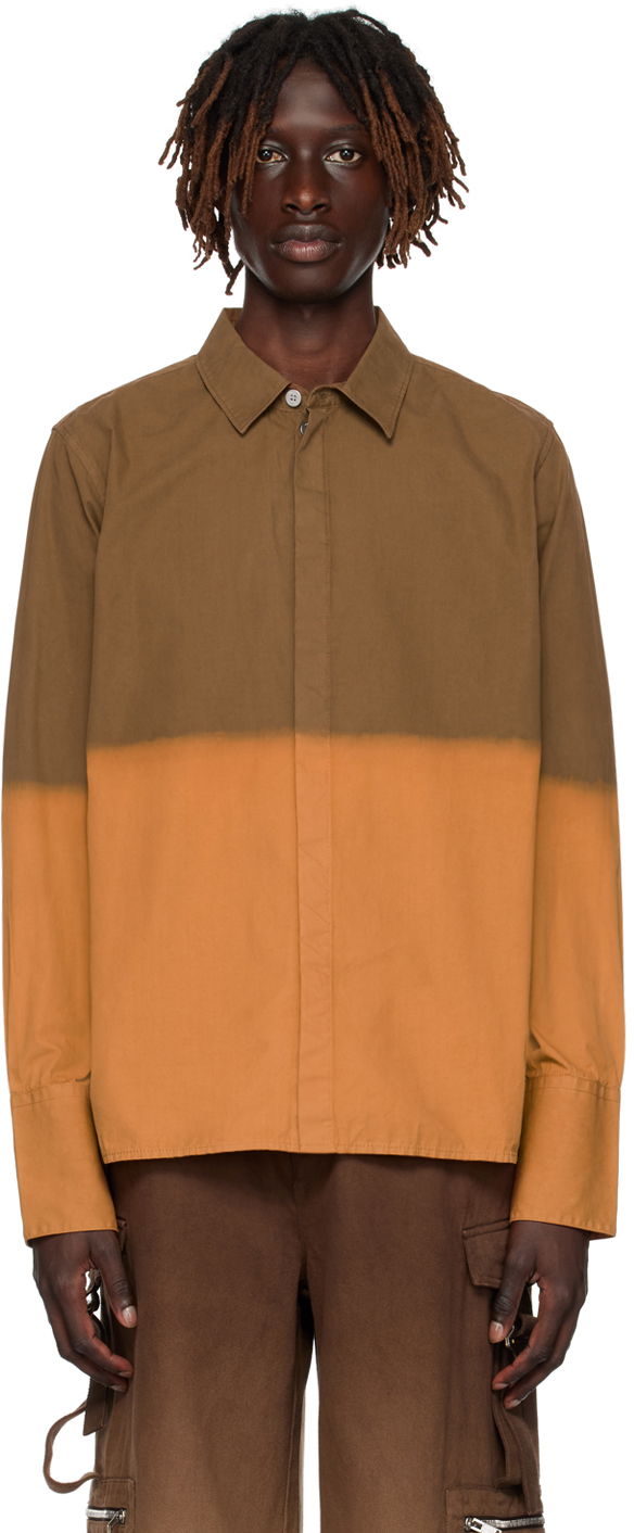 Košeľa Dion Lee Sunfade Long Sleeve Shirt Oranžová | C5030R23, 0