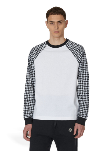 Tričko Moncler FRGMT Houndstooth T-Shirt Biela | 8D00003M3265 F90