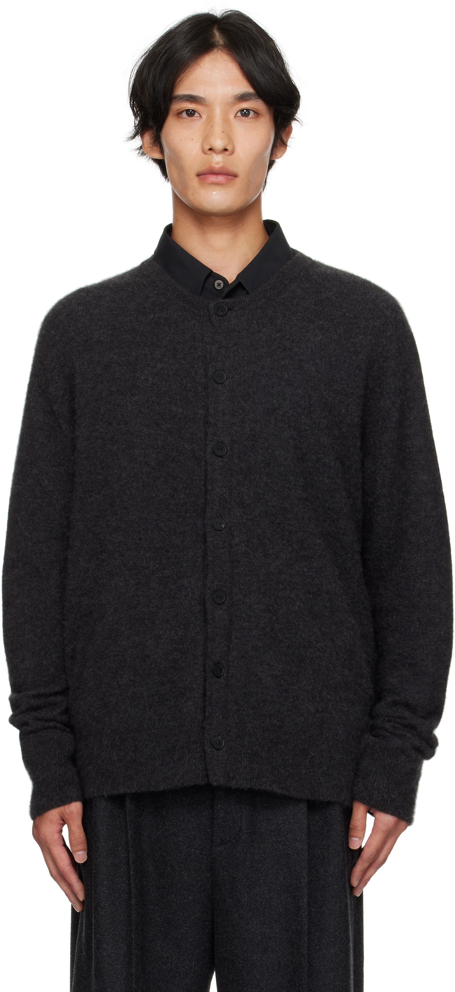 Sveter The Row The Row Danube Cardigan Šedá | 1012-Y363, 0