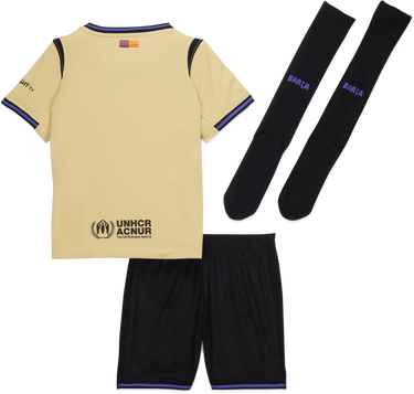 Dres Nike FC Barcelona Dri-FIT Minikit Away Jersey Set 2025/26 Žltá | hj5618-784, 1