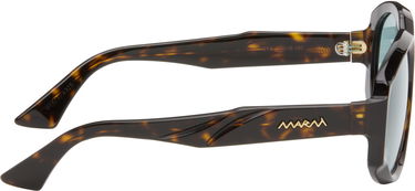 Slnečné okuliare Marni RETROSUPERFUTURE Edition Arithiel Tortoiseshell Sunglasses with Light Blue Lenses Hnedá | UYX, 1