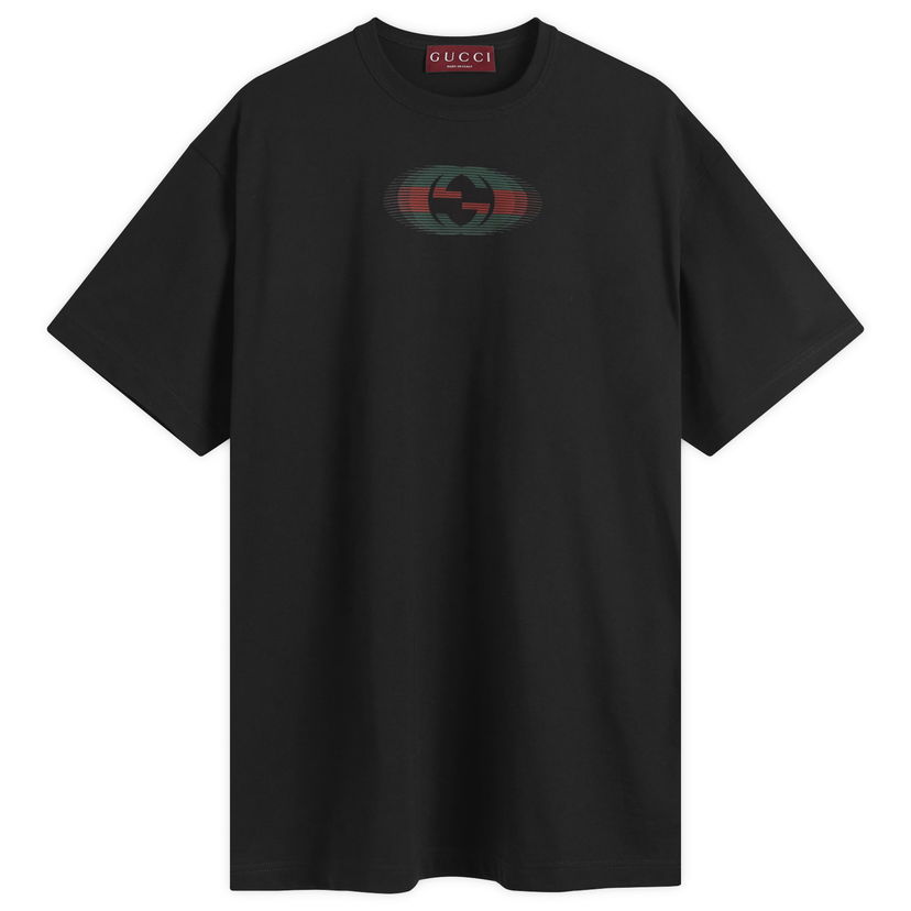 Tričko Gucci Men's Back Logo T-Shirt in Black, Size Small | END. Clothing Čierna | 795957-XJGQ5-1152