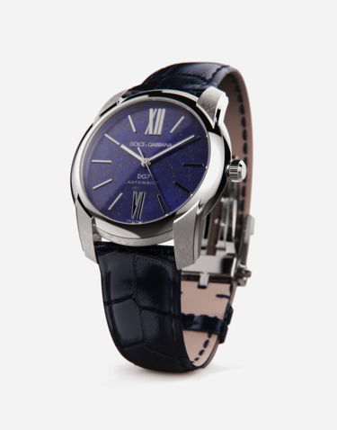 Hodinky Dolce & Gabbana Dg7 Watch in Steel with Lapislazuli Modrá | WWFE1SWW063B0958, 2