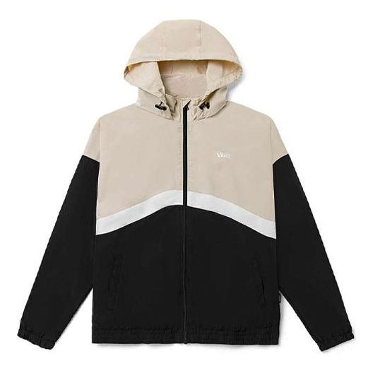 Vetrovka Vans Vans Colorblock Casual Hooded Jacket Béžová | VN0A5H8X2N1