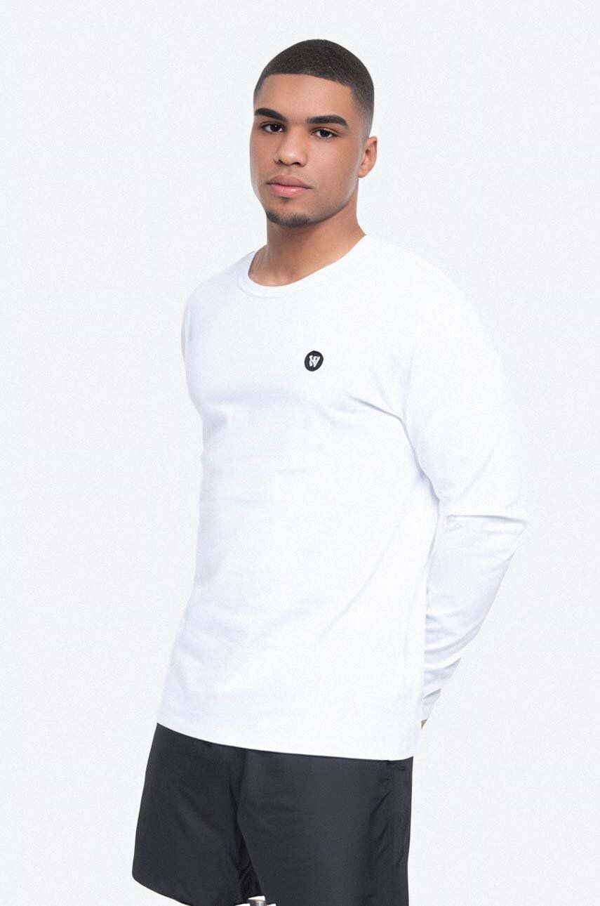 Tričko WOOD WOOD Long Sleeve T-Shirt Biela | 10005402.2323, 0