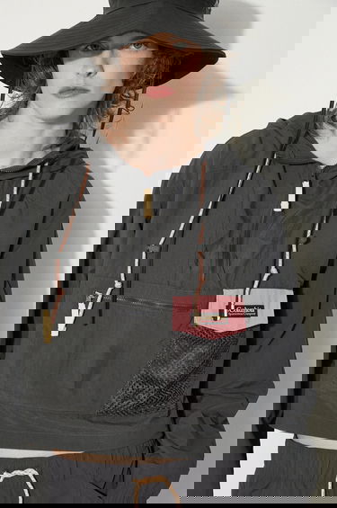 Vetrovka Columbia Painted Peak Transitional Cropped Oversize Anorak Hoodie with Mesh Pockets Čierna | 2072211, 4