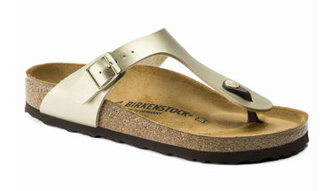 Tenisky a topánky Birkenstock Gizeh BS Gold Narrow Fit W Metalická | 1016109, 7