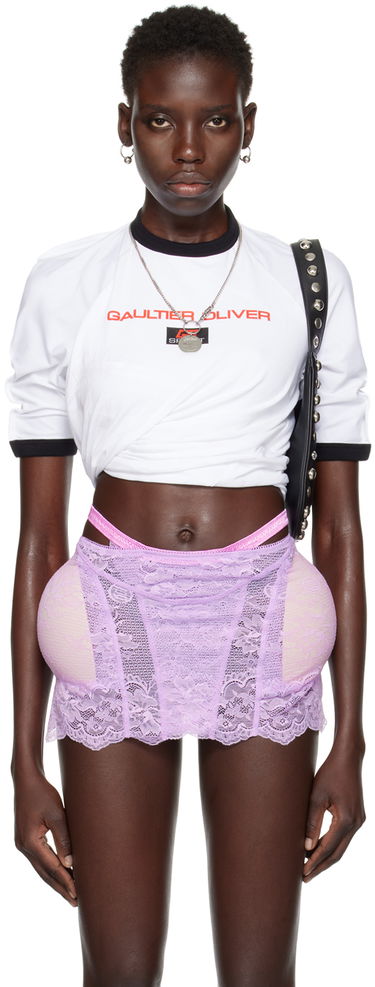 Tričko Jean Paul Gaultier Oliver Edition Graphic Print T-Shirt Biela | 24/27-F-TS070I-J062-01, 0