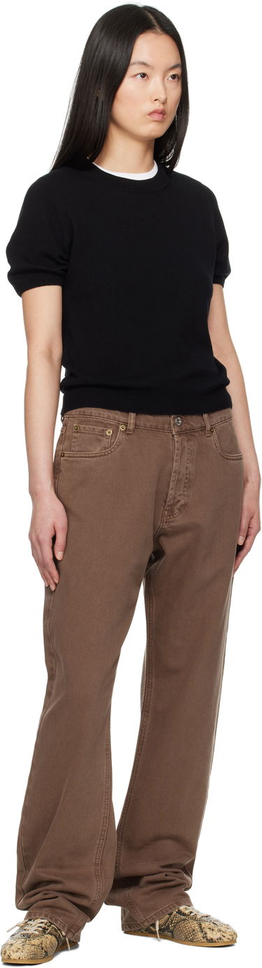Sveter &Daughter &Daughter Emer Cashmere T-shirt Čierna | CH04633, 3