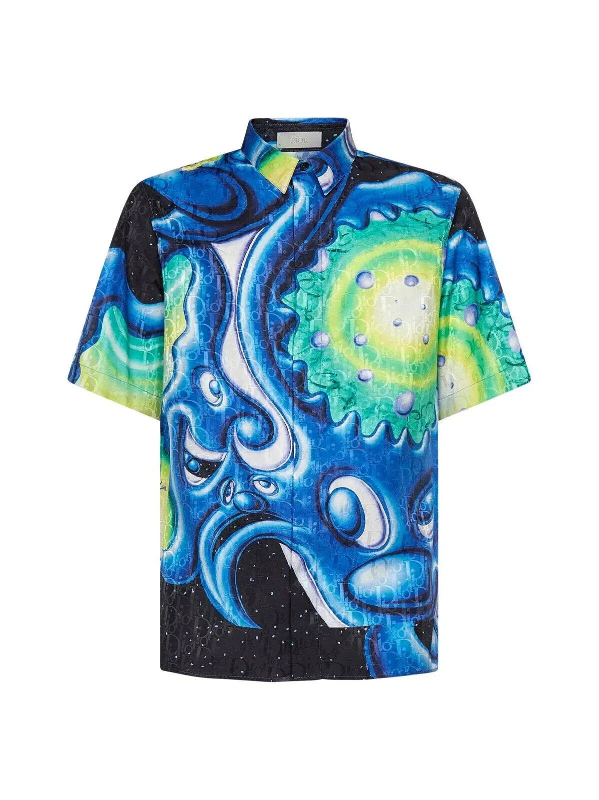 Košeľa Dior Kenny Scharf x Silk Oblique Logo Shirt Rôznofarebný | 266303927250, 0