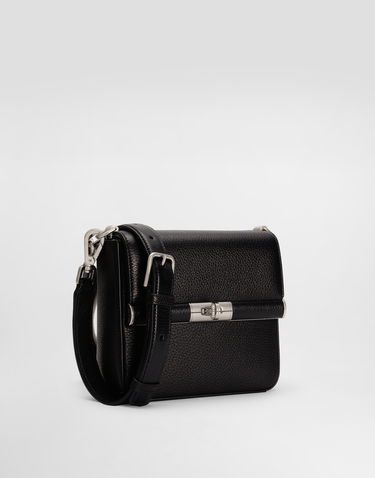 Taška cez rameno Dolce & Gabbana Dolce & Gabbana Deerskin Crossbody Bag Čierna | BM2445A803480999, 2