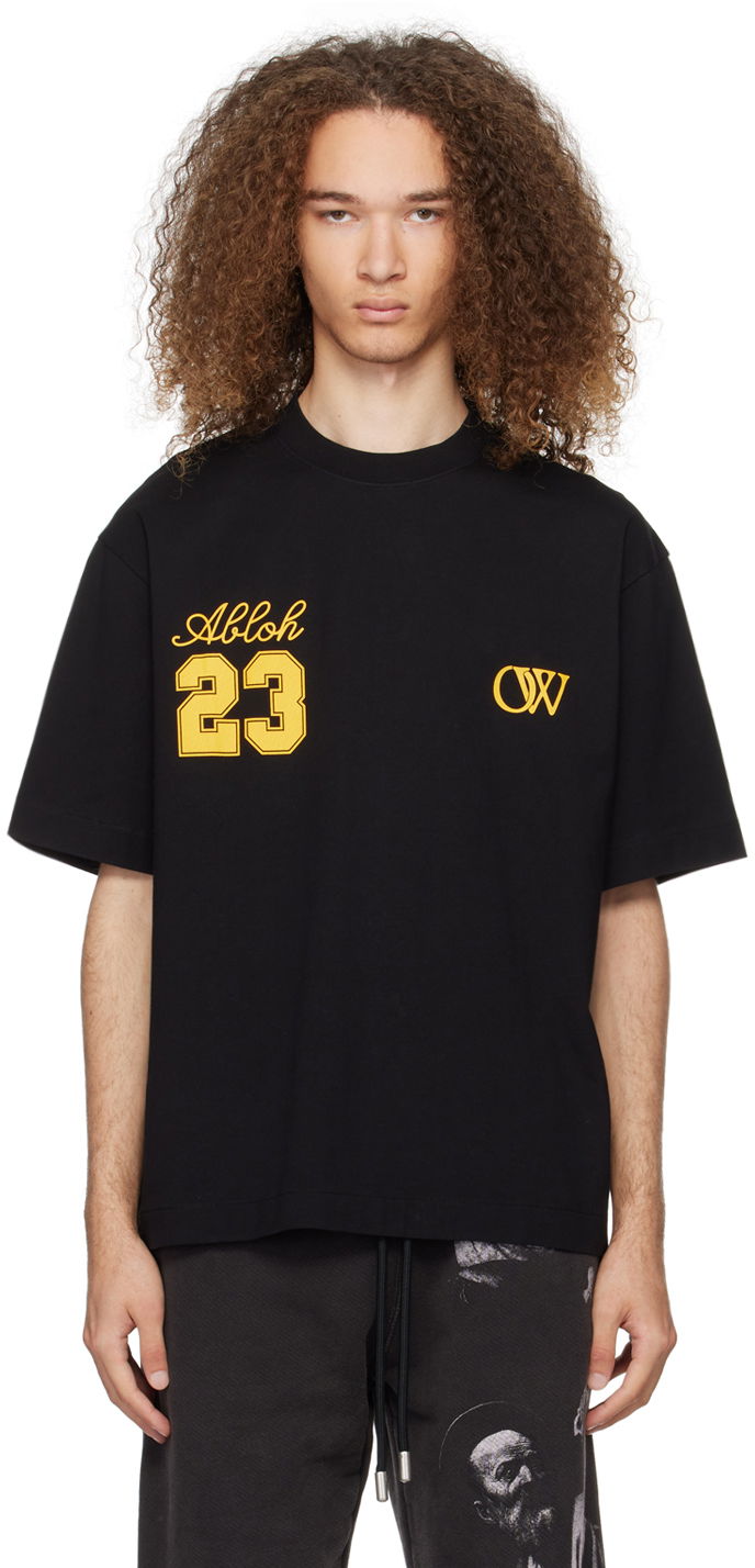 Tričko Off-White Black 'OW 23' Skate T-Shirt Čierna | OMAA120S24JER0081022, 0