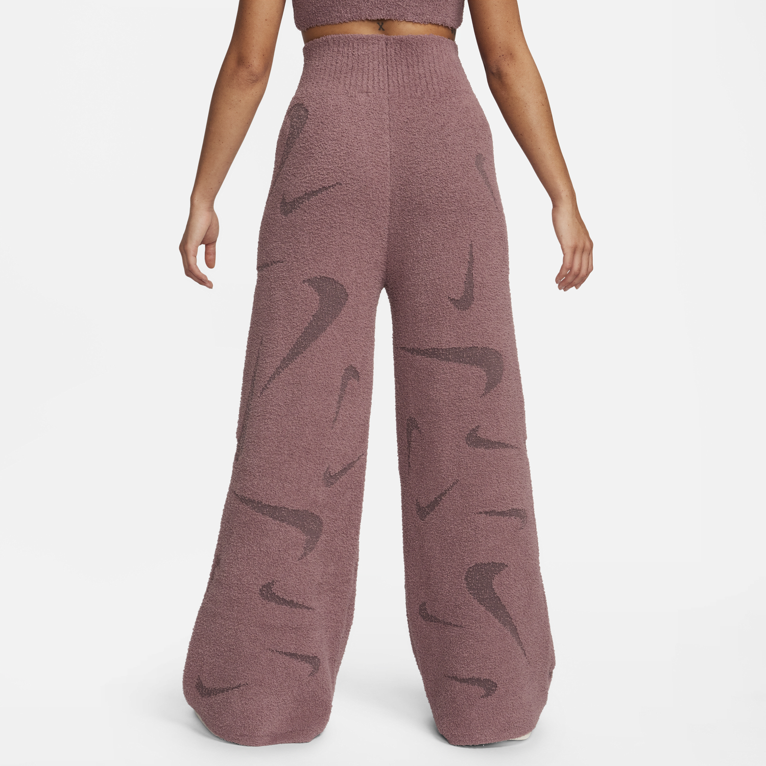 Nohavice Nike Sportswear Phoenix Cozy Bouclé Trousers Hnedá | FD4288-208, 1