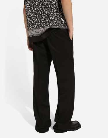 Nohavice Dolce & Gabbana Dolce & Gabbana Two-way Stretch Twill Straight-Leg Pants Čierna | GYZMHTGH727N0000, 3