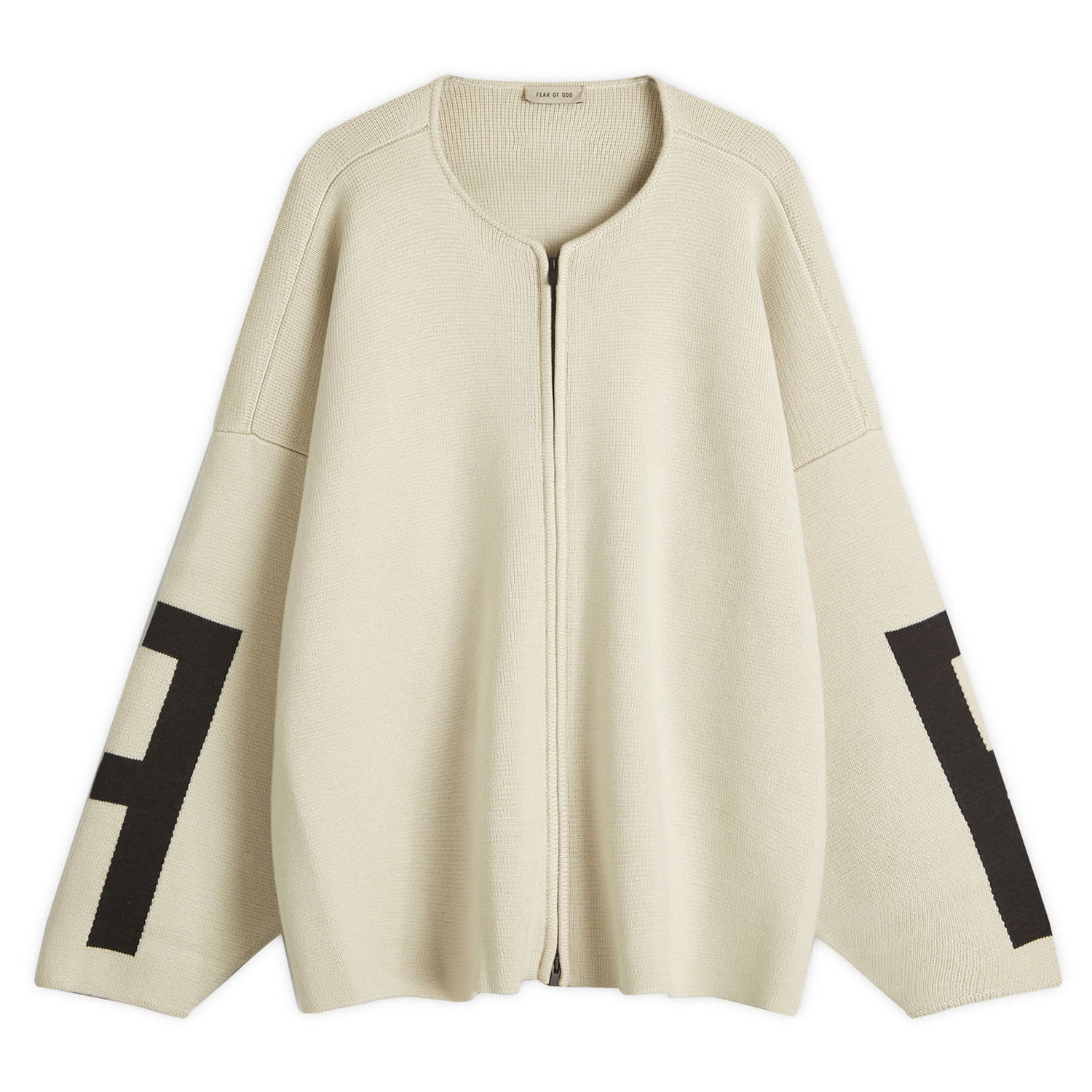 Sveter Fear of God Full Zip Sweater Jacket Lemon Cream Béžová | FG24FW20-0172MER-740, 0