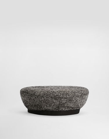 Baretka Dolce & Gabbana Dolce & Gabbana Wool Blend Chevron Beret Šedá | LB5H43FCZAFS8030, 1