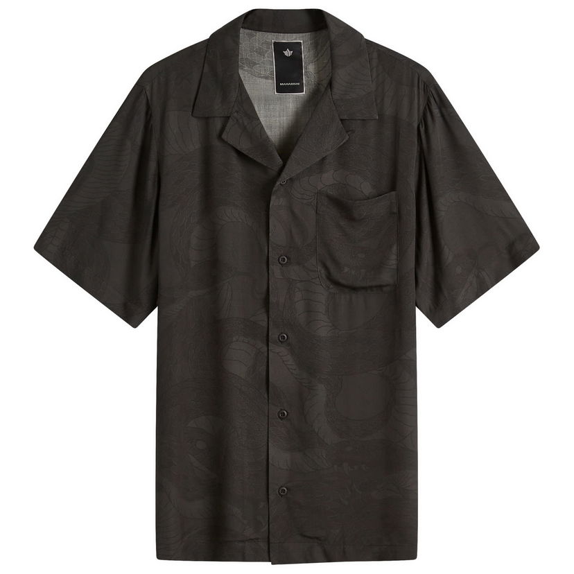 Košeľa Maharishi Maharishi Snakeskin Vacation Shirt, Size Large Čierna | 1480-BLK